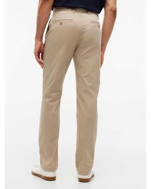 Tommy Hilfiger Blue Harlem Tapered Leg Twill Chinos for men