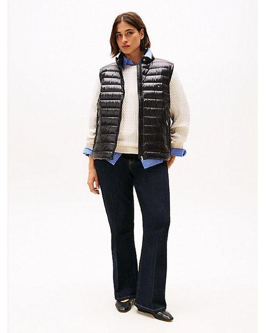 Tommy Hilfiger Gray Curve Ultraleichte Daunenweste