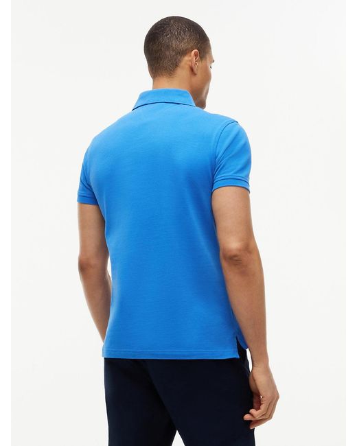 Tommy Hilfiger Blue 1985 Slim Fit Pique Polo Shirt for men