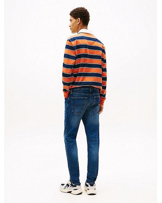 Tommy Hilfiger Austin Whiskered Slim Tapered Jeans in het Blue voor heren
