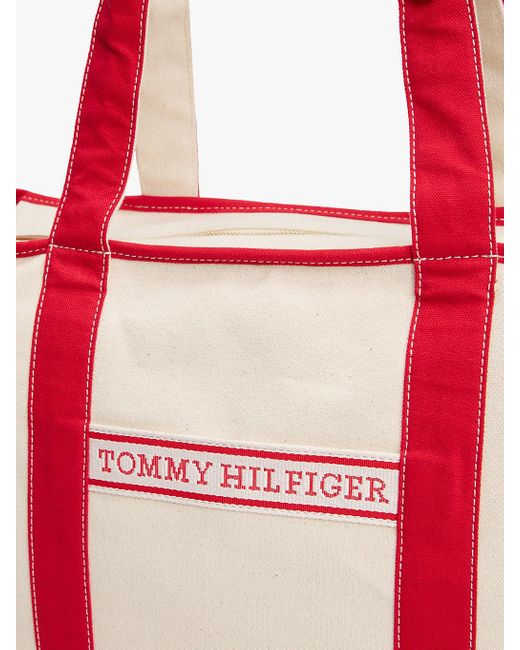 Borsa Da Spiaggia di Tommy Hilfiger in Red