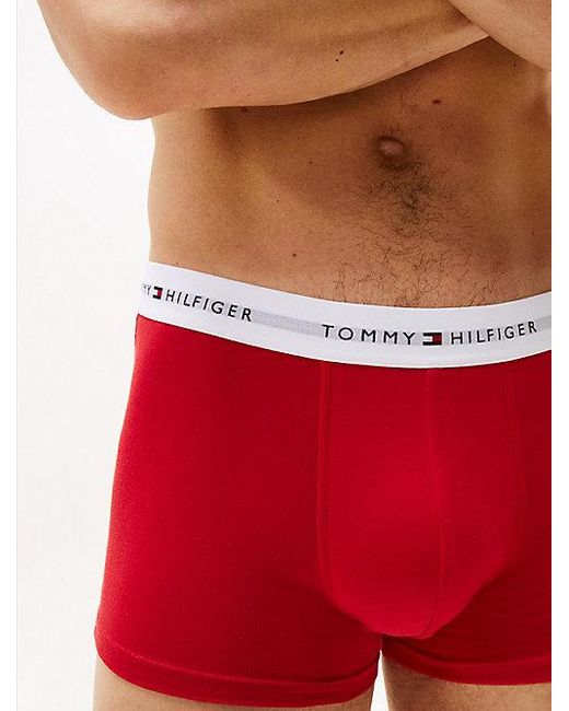 Tommy Hilfiger Set Van 3 Boxershorts Met Logotaille in het White voor heren