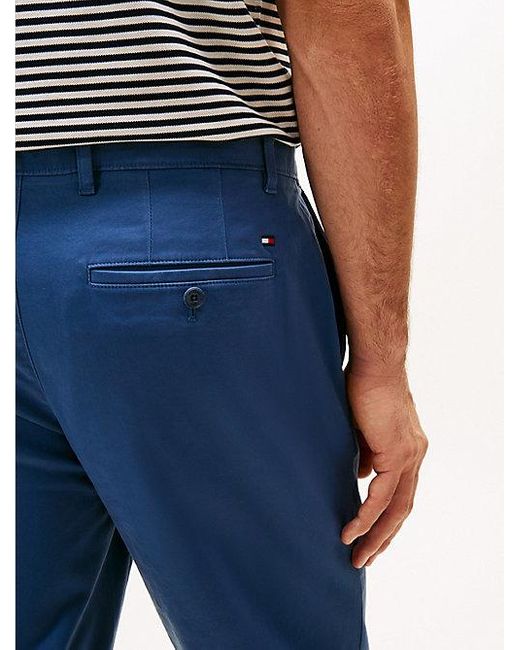 Pantalón Chino Denton Con Pernera Recta Tommy Hilfiger de hombre de color Blue