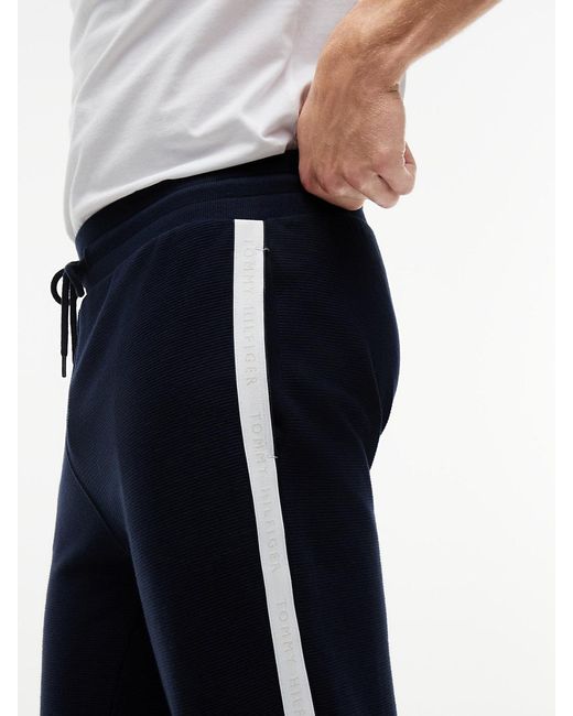 Tommy Hilfiger Blue Th Established Cuffed Lounge Joggers for men