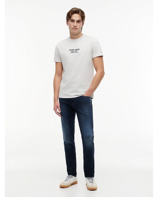 Tommy Hilfiger Blue Austin Faded Slim Tapered Leg Jeans for men
