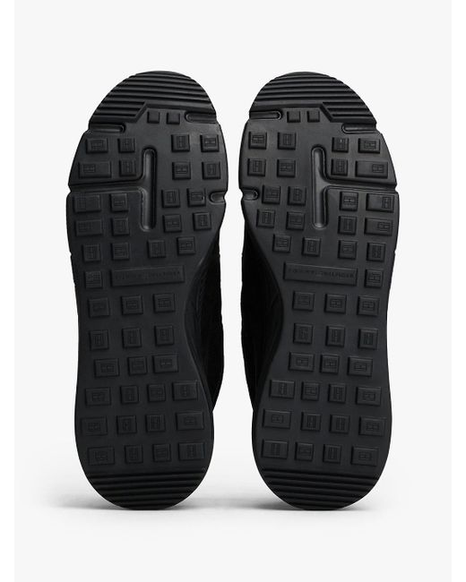 Tommy Hilfiger Black Leather Hybrid Warm Lined Boots for men