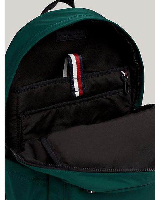 Tommy Hilfiger Kleiner, kuppelförmiger Rucksack mit Logo in Green für Herren