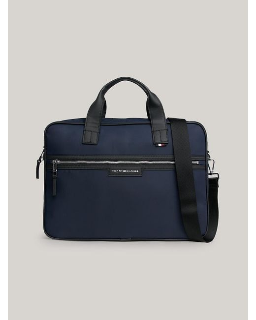 Tommy Hilfiger Blue Urban Laptop Bag for men
