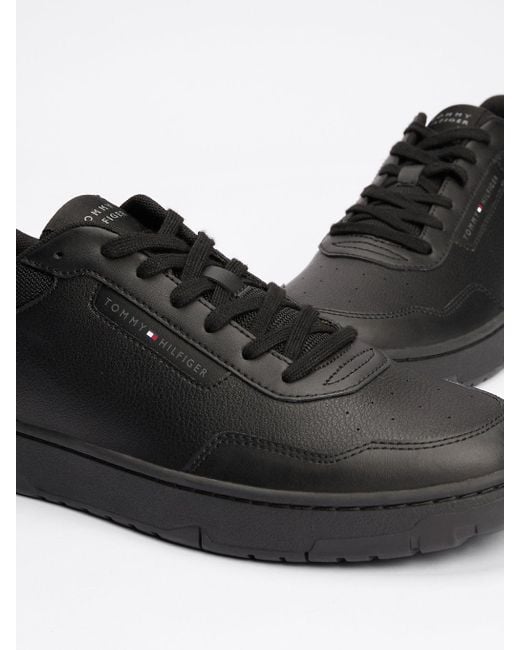 Chaussures De Basket Multitextures Tommy Hilfiger pour homme en coloris Black