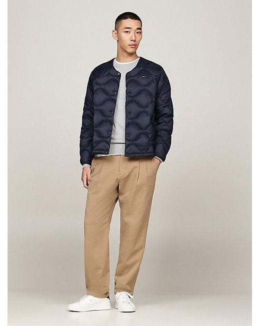Tommy Hilfiger Daunengefüllte Jacke Mit Zwiebel-Steppung in Blue für Herren