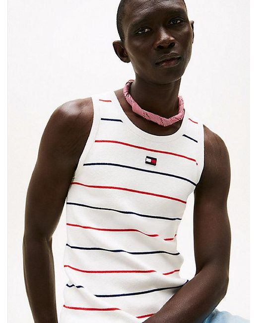 Tommy Hilfiger The Runway Collection Slim Fit Pullunder Mit Kaschmir in Blue für Herren