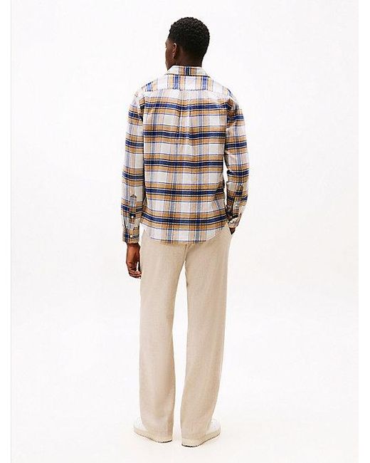 Tommy Hilfiger Regular Fit Overhemd Met Tartanruit in het Multicolor voor heren