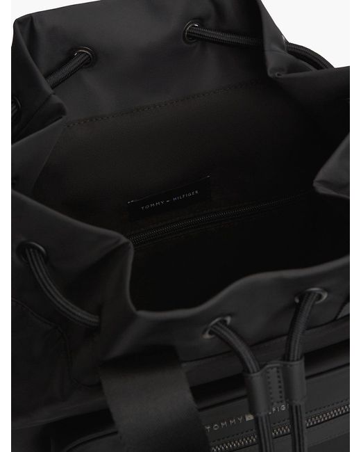 Sac À Bandoulière Et Logo En Métal Tommy Hilfiger pour homme en coloris Black