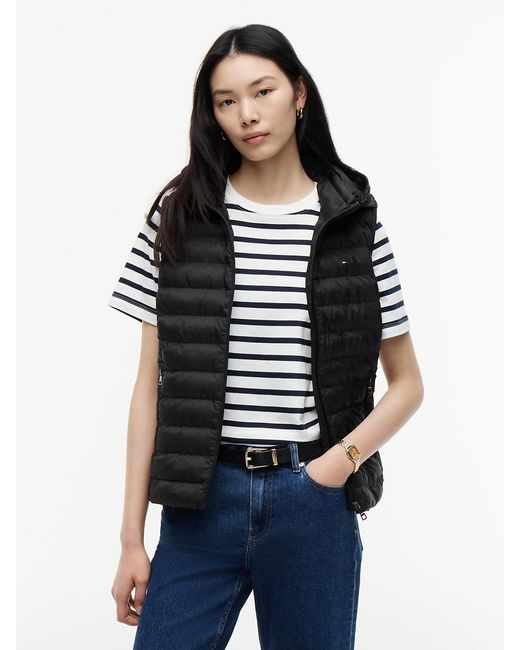 Tommy Hilfiger Blue Down-filled Quilted Vest