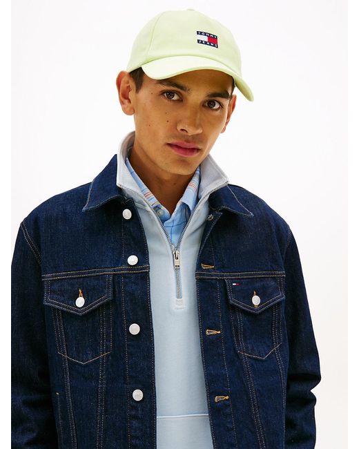 Tommy Hilfiger White Heritage Logo Baseball Cap for men