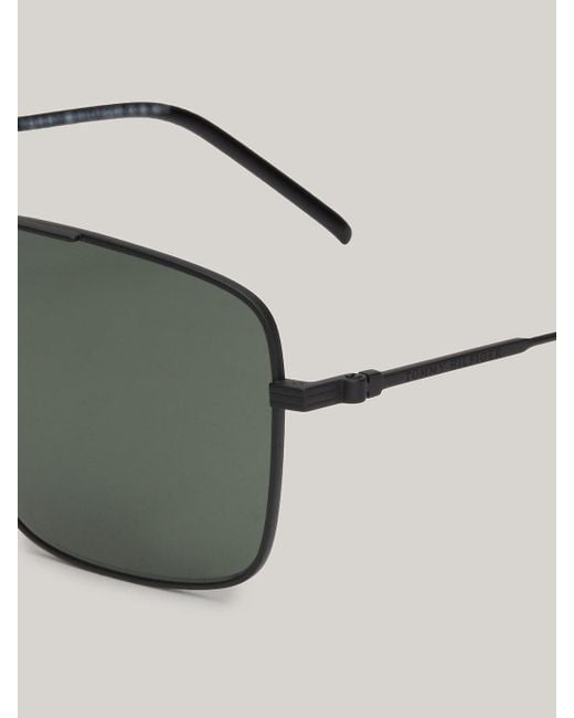 Tommy Hilfiger Multicolor Stainless Steel Navigator Sunglasses for men