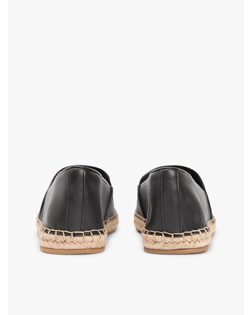 Tommy Hilfiger White Th Monogram Leather Espadrilles