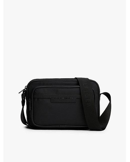 Tommy Hilfiger Crossbody-Reportertasche Mit Logo Aus Metall in Black für Herren