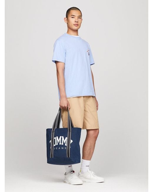 Tommy Hilfiger Blue Prep Logo Small Tote for men
