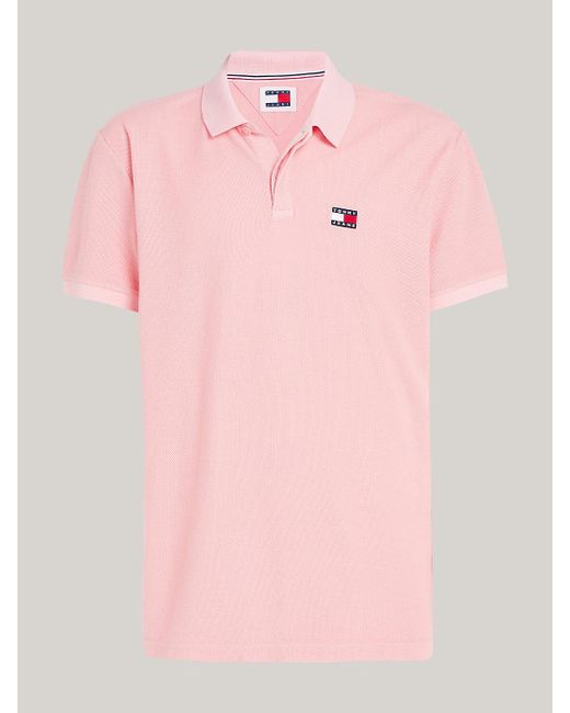 Tommy Hilfiger Pink Badge Regular Fit Polo for men