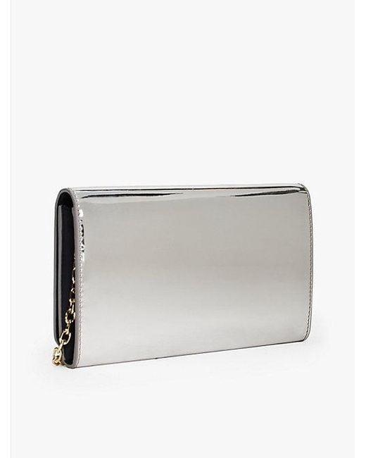 Bolso De Mano Hilfiger Icon Con Cadena Tommy Hilfiger de color White