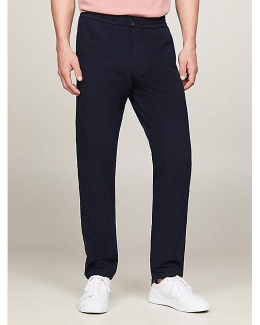 Pantalón Harlem Mil Rayas Cónico Con Cordón Tommy Hilfiger de hombre de color Blue