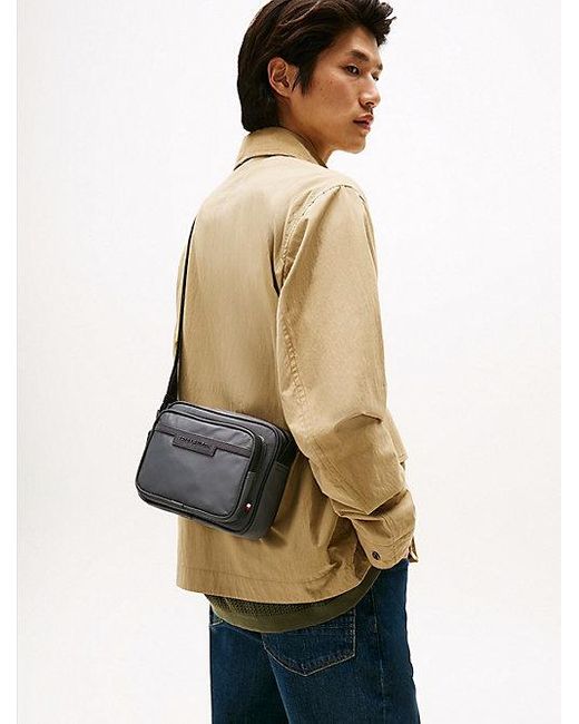 Tommy Hilfiger Crossbody-Reporterbag Mit Metall-Logo in Gray für Herren
