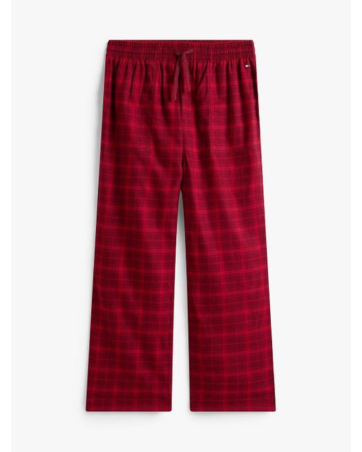 Pantaloni Del Pigiama Essential di Tommy Hilfiger in Red da Uomo