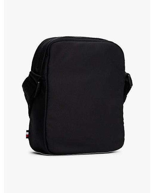 Tommy Hilfiger Repreve Small Crossbody Bag with Zipper and Adjustable Strap Umhängetasche in Black für Herren