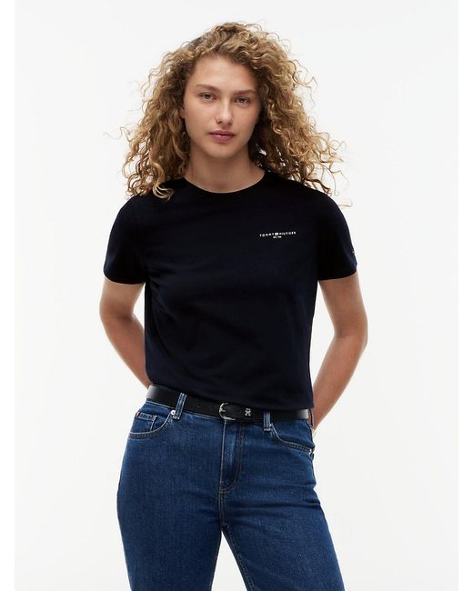 Tommy Hilfiger Blue 1985 Collection Logo T-shirt