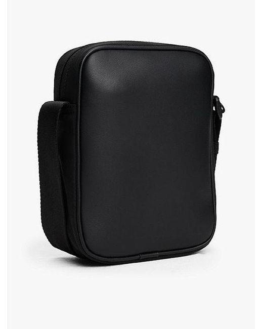 Tommy Hilfiger Crossbody Reportertas Met Getextureerd Paneel in het Black voor heren