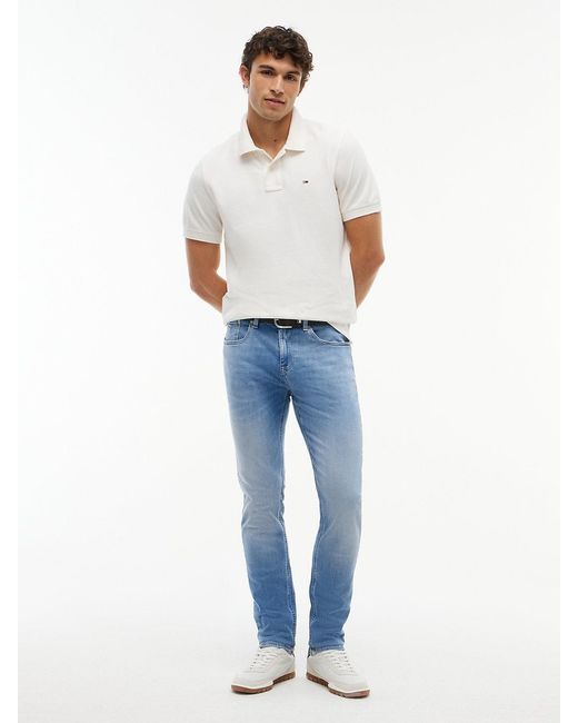 Tommy Hilfiger Blue Austin Slim Tapered Jeans for men