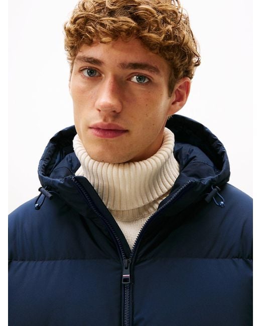 Parka Longue En Duvet Déperlante À Capuche Tommy Hilfiger pour homme en coloris Blue