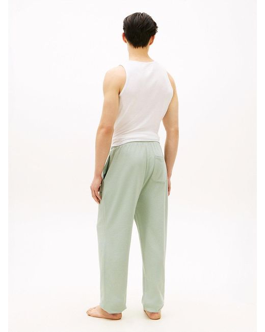 Tommy Hilfiger Green Essential Terry Cuffed Lounge Joggers for men