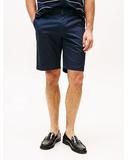 Tommy Hilfiger Harlem Relaxed Fit Chino Short in het Blue voor heren