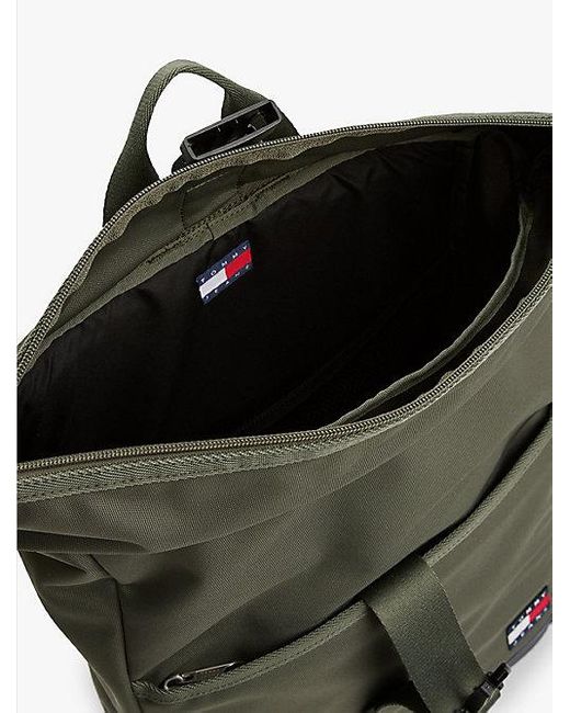 Tommy Hilfiger Essential Rugzak Met Rolflap in het Green voor heren