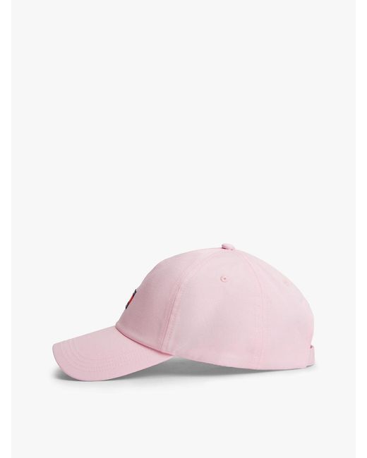 Tommy Hilfiger Pink Heritage Logo Baseball Cap