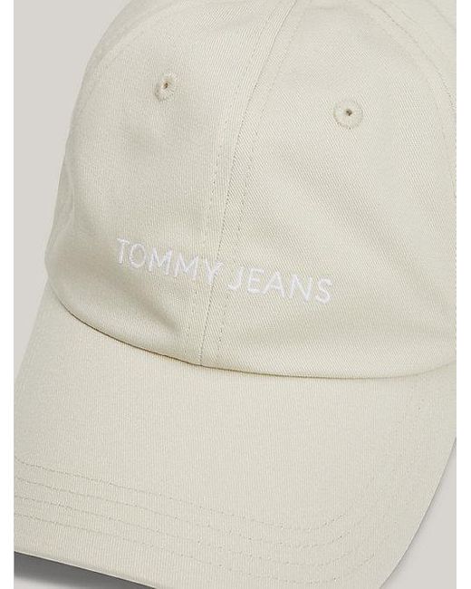 Tommy Hilfiger Natural Baseball-Cap mit Logo vorne