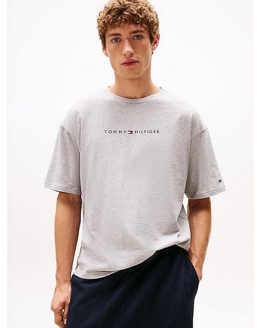 Tommy Hilfiger Original Lounge-T-Shirt Mit Logo in White für Herren