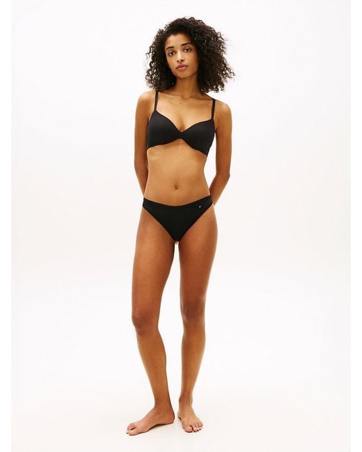 Tommy Hilfiger Orange Repeat Logo Non-Wired Push-Up Bra