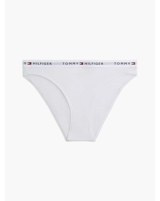 Tommy Hilfiger White Repeat Logo Waistband Briefs