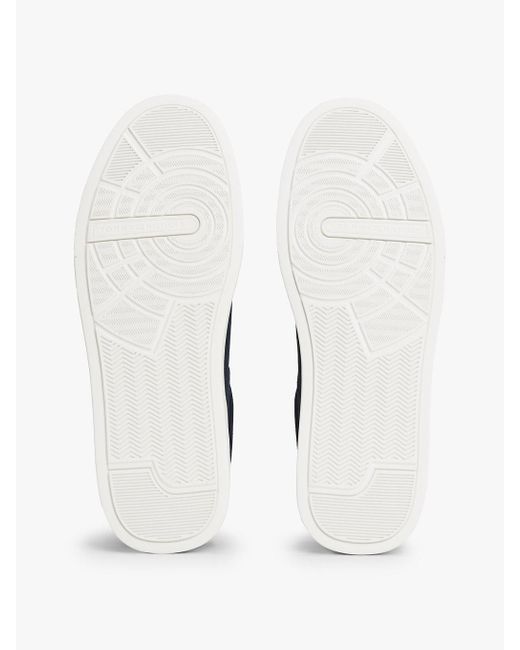 Baskets En Daim À Semelle Épaisse Tommy Hilfiger pour homme en coloris Blue