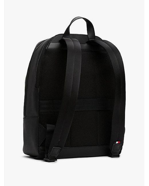 Tommy Hilfiger Th Business Lederrucksack in Black für Herren