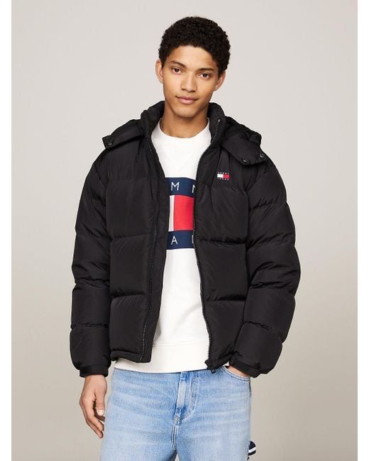 Tommy Hilfiger Blue Water Repellent Down-filled Alaska Puffer Jacket for men
