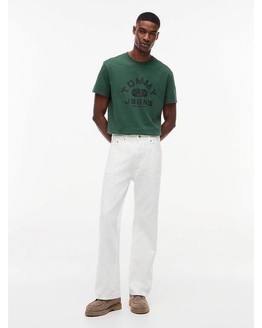 Tommy Hilfiger White Otis Regular Straight Leg Jeans for men