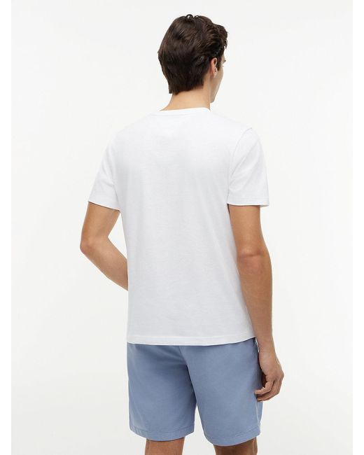 Tommy Hilfiger White Flag Graphic Jersey T-Shirt for men