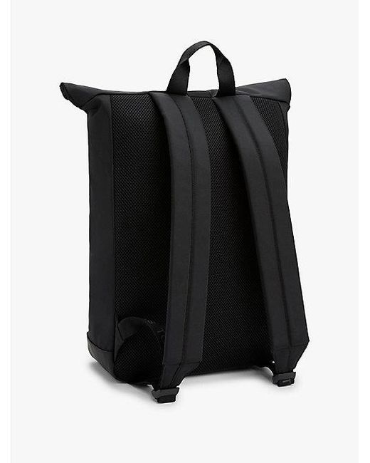 Tommy Hilfiger Essential Rucksack Mit Rolltop in Black für Herren