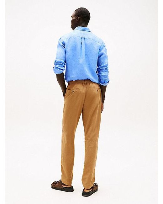 Pantalón Chino Harlem Amplio Mil Rayas Tommy Hilfiger de hombre de color Blue