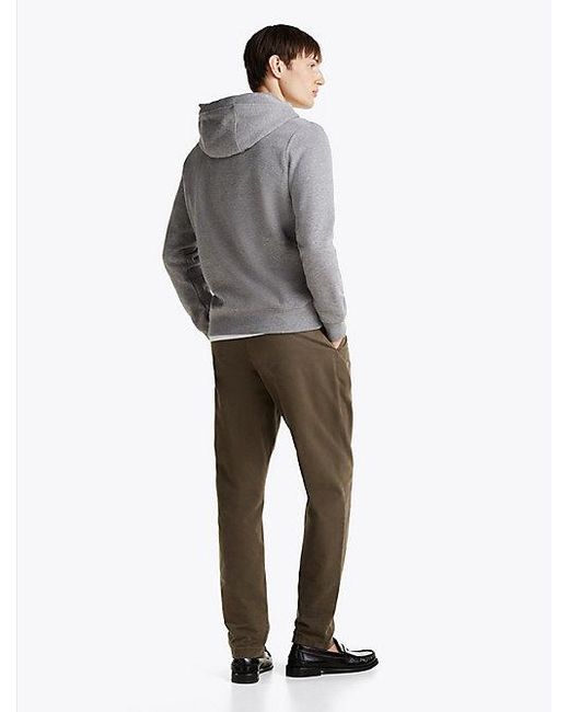 Tommy Hilfiger Hoodie Mit Druckknöpfen Und Logo in Gray für Herren