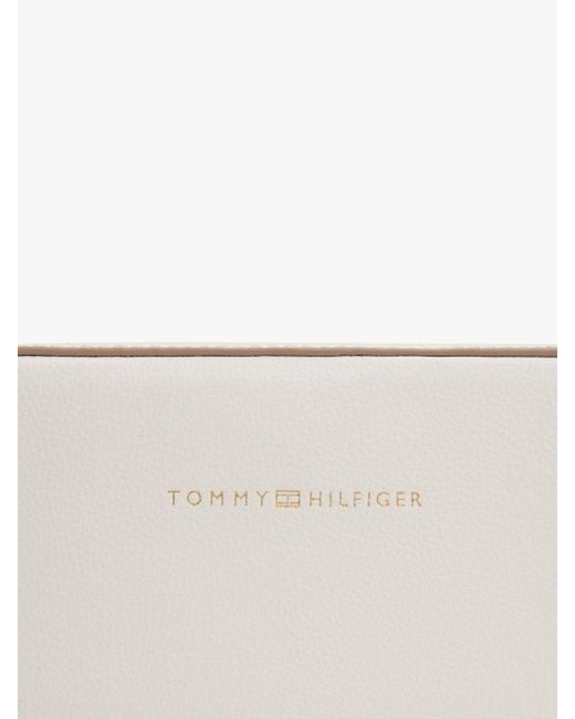 Sac À Bandoulière En Toile À Logo Tommy Hilfiger en coloris Natural